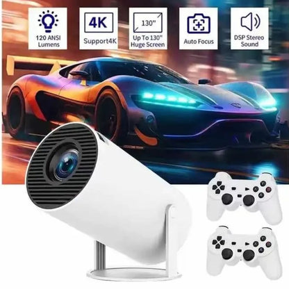 PROYECTOR SMART TV ANDROID + VIDEOCONSOLA CON 2 MANDOS