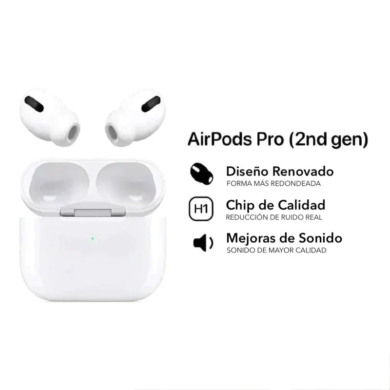 (COMPRA 1 y LLEVA 2) Audífonos Air Pods Pro 2ª Generación Liquidación de Navidad