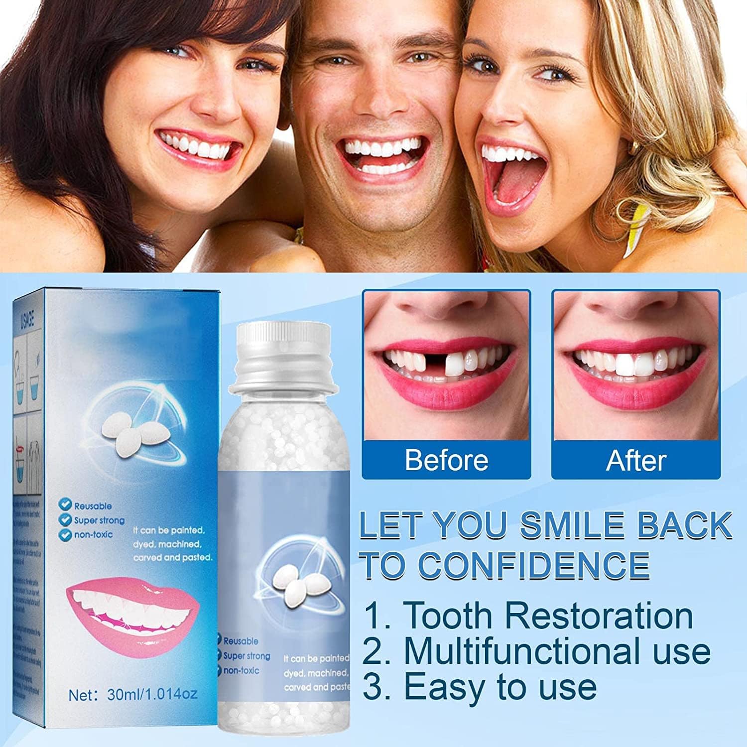 Gránulos de Reparación de Dientes