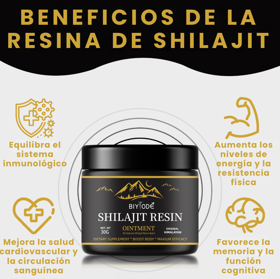 Shilajit™ Resina natural potenciadora de energía