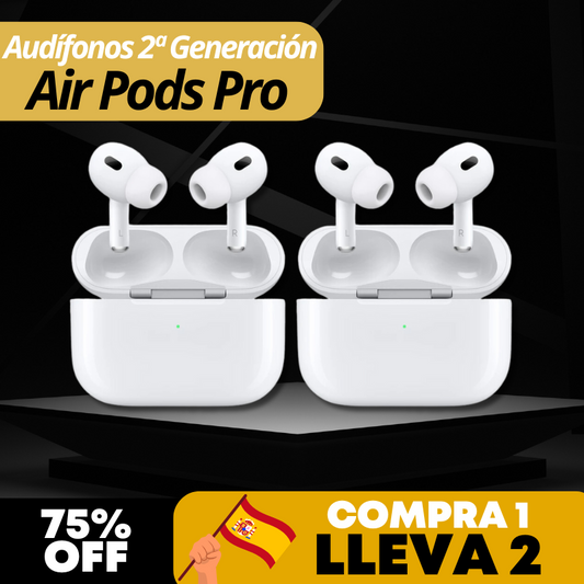 (COMPRA 1 y LLEVA 2) Audífonos Air Pods Pro 2ª Generación Liquidación de Navidad